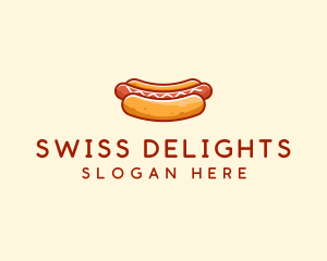 Hot Dog Sausage logo design