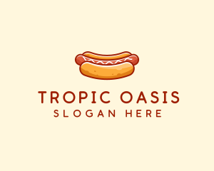 Hot Dog Sausage logo design