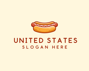 Hot Dog Sausage logo design