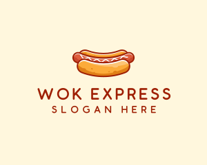 Hot Dog Sausage logo design