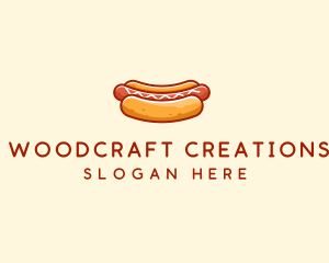 Hot Dog Sausage logo design