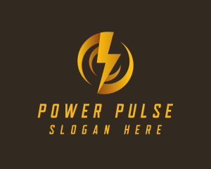 Voltage - Swirl Flash Electric Voltage logo design