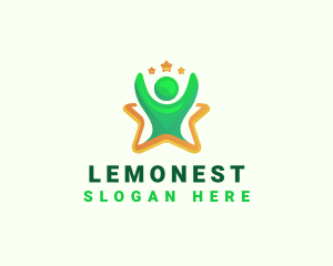 Mentor - Human Leader Achiever logo design