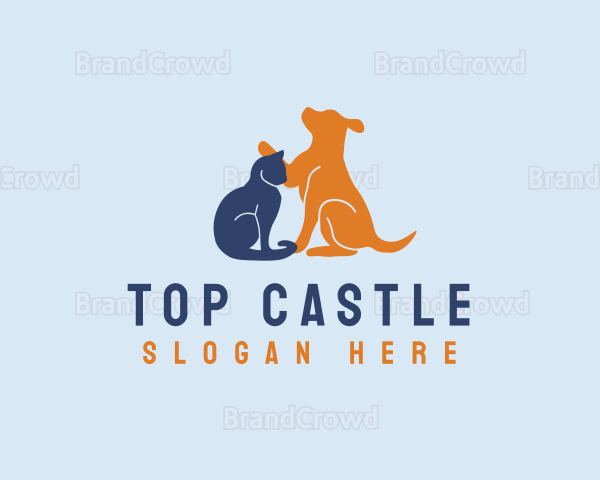 Dog & Cat Veterinary Logo