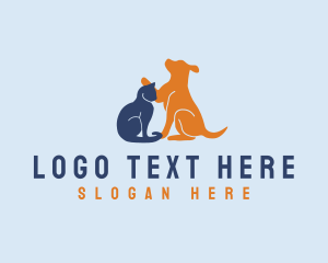 Kitten - Dog & Cat Veterinary logo design