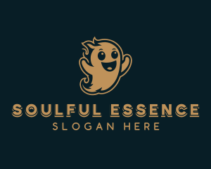Soul - Spooky Halloween Ghost logo design