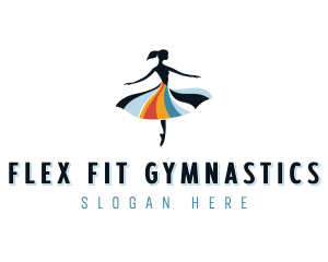 Gymnastics Theatre Ballet logo design