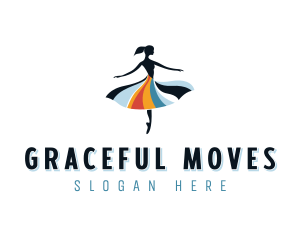 Ballet - Gymnastics Theatre Ballet logo design