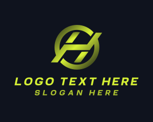 Logistics - Innovation Business Letter H logo design