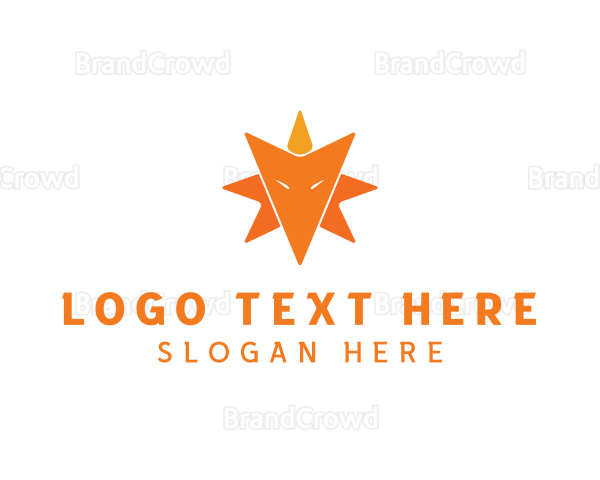 Geometric Star Fox Logo