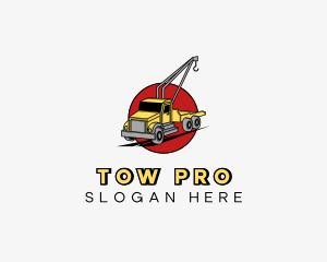 Industrial Tow Truck logo design