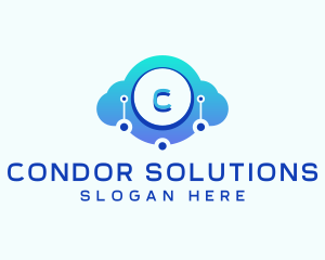 Database Cloud Technology logo design