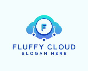 Database Cloud Technology logo design