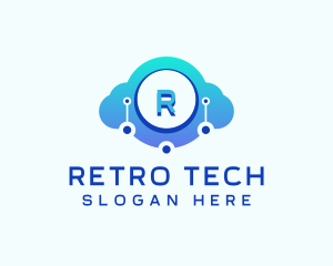 Database Cloud Technology logo design