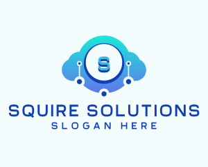 Database Cloud Technology logo design