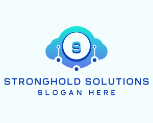 Database Cloud Technology logo design