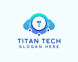 Database Cloud Technology logo design