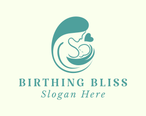 Midwife - Breastfeeding Mother Clinic logo design