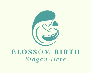Obstetrics - Breastfeeding Mother Clinic logo design