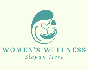 Gynecologist - Breastfeeding Mother Clinic logo design