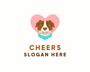 Dog Scarf Love Logo