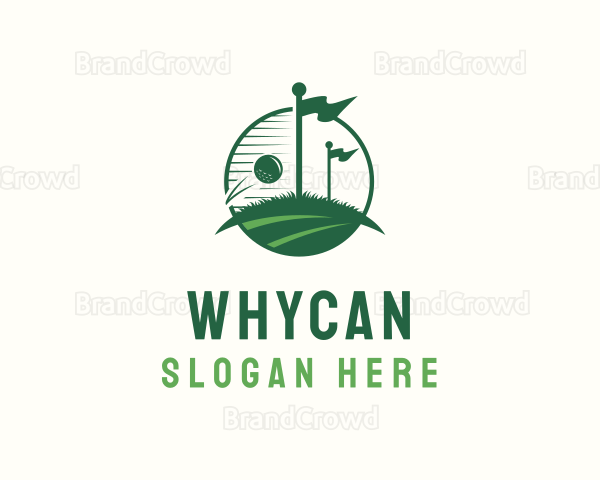 Golf Course Sports Logo