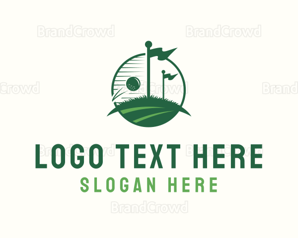 Golf Course Sports Logo