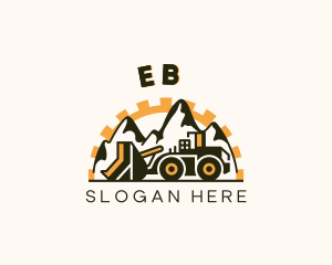 Mechanical Bulldozer Excavation Logo