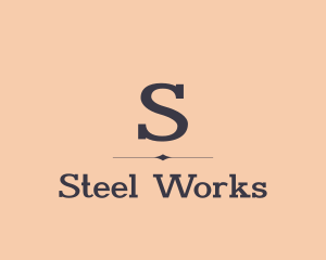 Generic Masculine Metalworks logo design