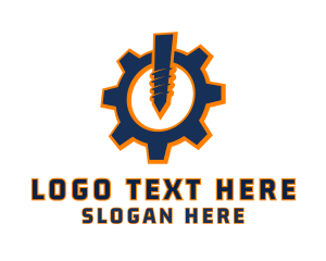 Mechanical Drill Industrial  Logo