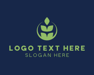 Farming - Organic Green Wheat logo design