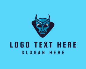 Interactive - Devil Horns Gamer logo design