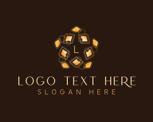 Fashion - Lantern Star Pattern logo design