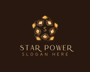 Celebrity - Lantern Star Pattern logo design