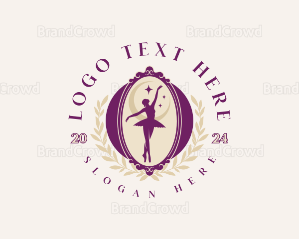 Elegant Ballet Dancer Logo