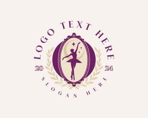 Theatre - Elegant Ballet Dancer logo design