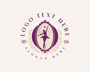 Premium - Elegant Ballet Dancer logo design