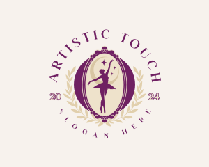 Elegant Ballet Dancer logo design