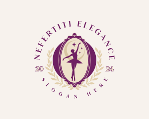 Elegant Ballet Dancer logo design