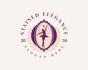 Elegant Ballet Dancer logo design