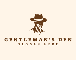 Man Hat Fashion logo design