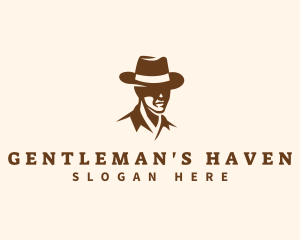 Men - Man Hat Fashion logo design