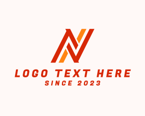 Advisory - Business Stripe Firm Letter N logo design