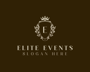 Events - Royal Shield Crown logo design