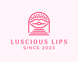 Lips - Sexy Lips Arch logo design