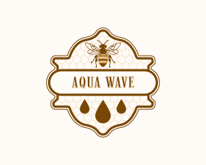 Droplet - Bee Honey Droplet logo design