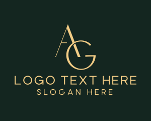Investor - Investor Letter AG Monogram logo design