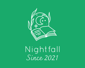 Nocturnal - Nature Moonlight Book logo design