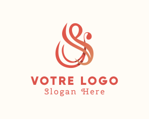 Stylish - Stylish Ampersand Calligraphy logo design