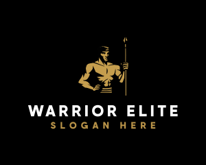 Strong Spear Warrior logo design